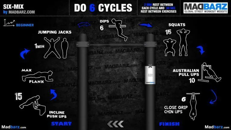 SIX-MIX 100 Rutinas de Calistenia: Pilares del entrenamiento con peso corporal 6