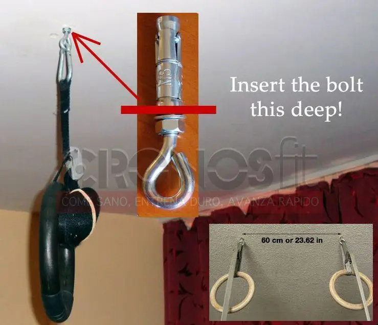 Como hacer dominadas en casa sin tirar la pared 25 Anclaje directo al techo