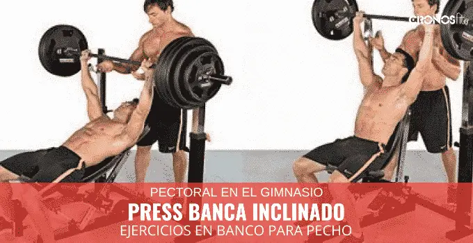 Press de banca inclinado 9 Press banca inclinado