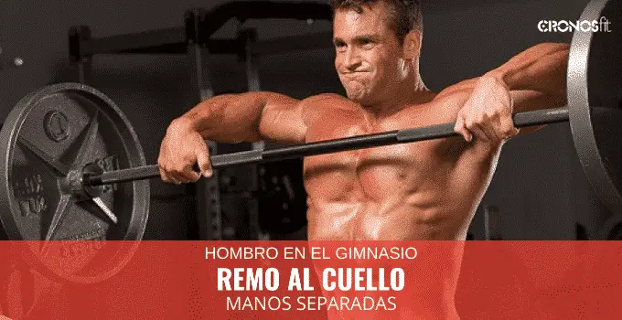 Remo al cuello manos separadas 10 Remo al cuello manos separadas