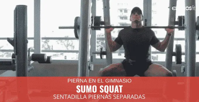 Squat o sentadillas con piernas separadas o en Sumo 4 Sentadilla Sumo
