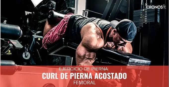 Curl de pierna acostado 14 Curl con pierna acostado