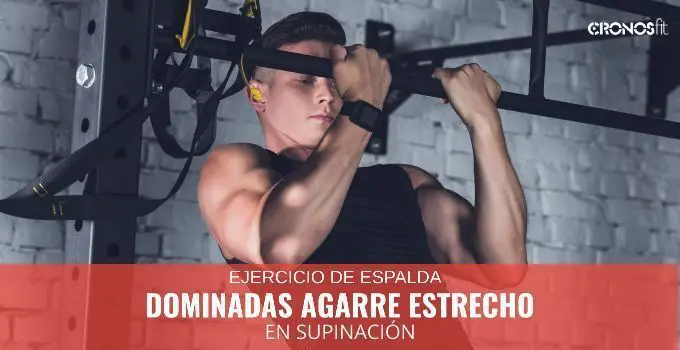 Dominadas con agarre estrecho en supinación 11 Dominadas agarre estrecho supinacion