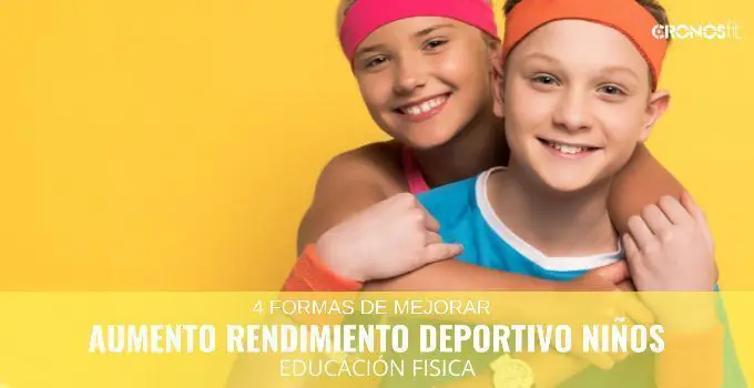 4 Formas de que los niños aumenten su rendimiento deportivo 2 Aumento Rendimiento Deportivo en Niños