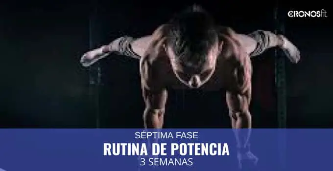 Sexta fase: fuerza (3 semanas) 22 Sexta fase: fuerza (3 semanas) 4