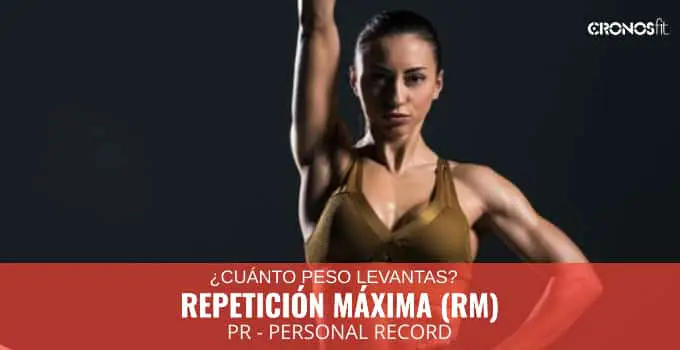 Repetición máxima 3 Repetición Máxima RM