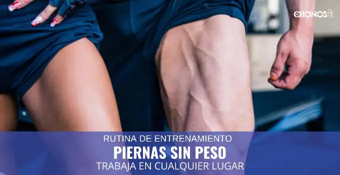 Rutina de Entrenamiento de piernas sin pesas 1 Rutina Piernas sin peso