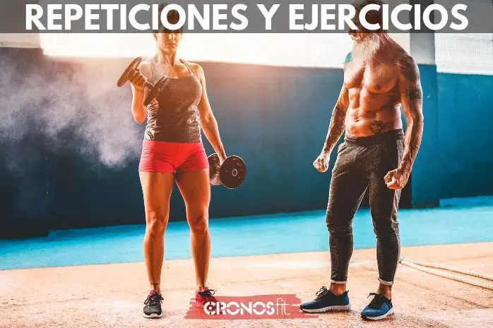 Cuantas REPETICIONES de Ejercicios para: VOLUMEN, DEFINICIÓN o FUERZA 8 repeticiones y ejercicios