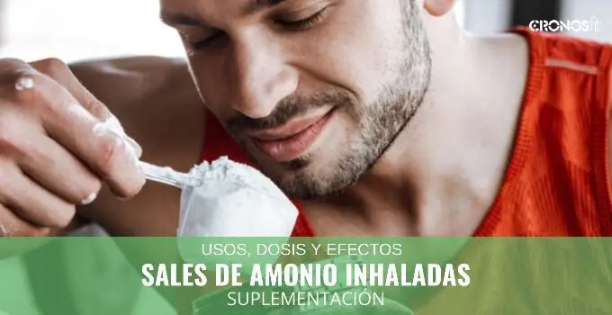 Sales de Amoniaco inhaladas para aumentar el rendimiento 8 Sales de amonio inhaladas suplemento deportivo