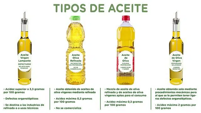 Tipos de Aceites 5 Tipos de Aceite de Oliva