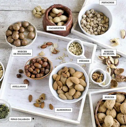Guía Nutricional sobre los Frutos secos 7 Tipos de frutos secos