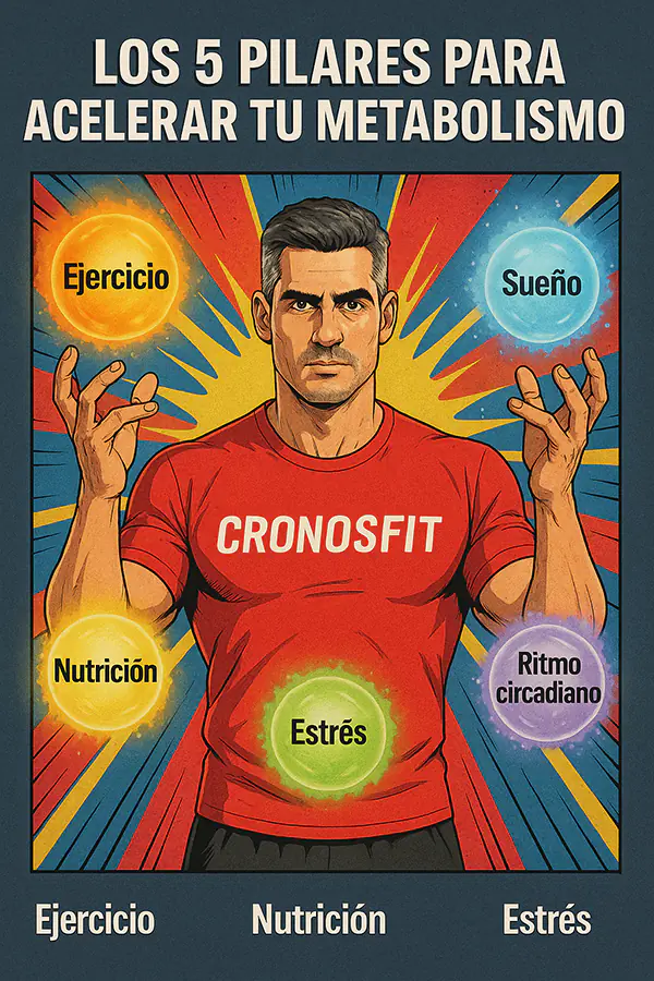 Metabolismo y longevidad: la verdadera causa de tu metabolismo lento (y cómo acelerarlo sin dietas extremas) 6 Los 5 Pilares para acelerar tu metabolismo