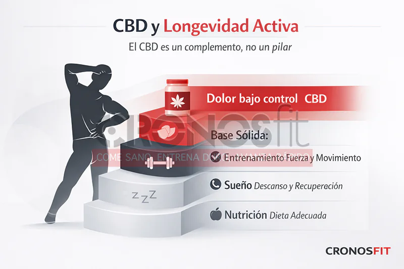 ¿Puede el CBD ayudar al dolor muscular? 12 CBD y Longevidad