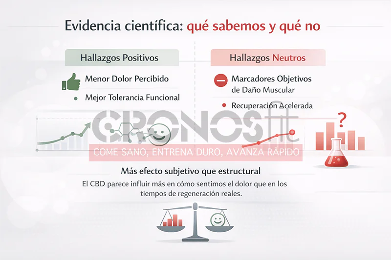 ¿Puede el CBD ayudar al dolor muscular? 11 Evidencia Científica y CBD