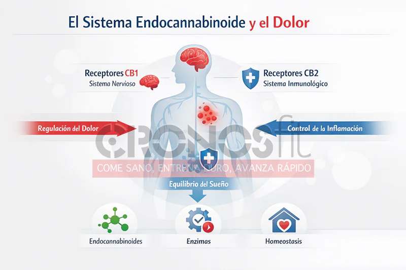 ¿Puede el CBD ayudar al dolor muscular? 8 Sistema Endocannabinoide y Dolor