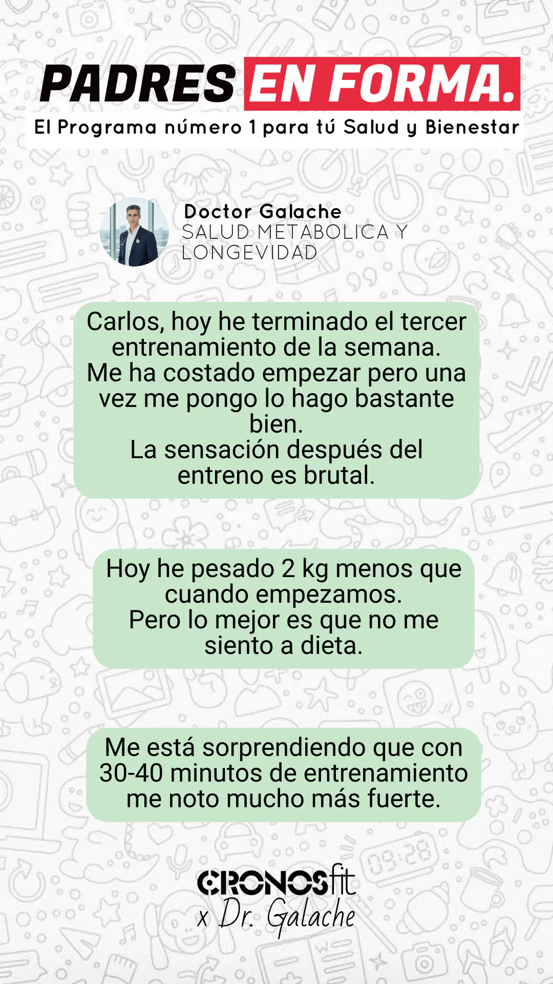 Salud Metabólica & Longevidad para Padres con Vida Exigente 120 Testimonios CronosFit