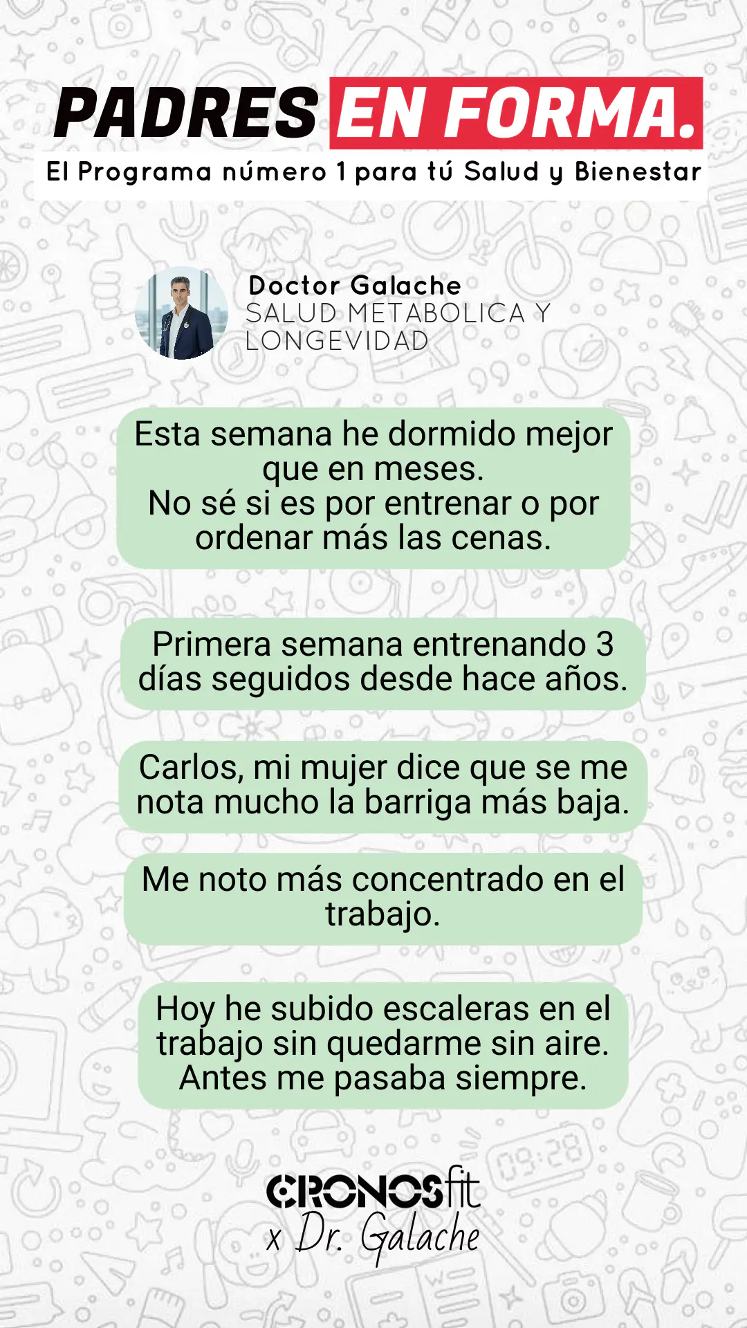 Salud Metabólica & Longevidad para Padres con Vida Exigente 121 Testimonios CronosFit