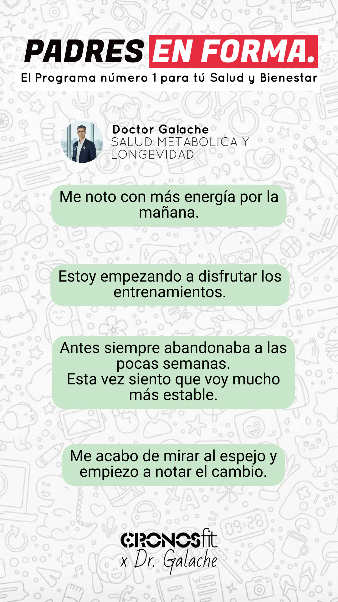 Salud Metabólica & Longevidad para Padres con Vida Exigente 126 Testimonios CronosFit