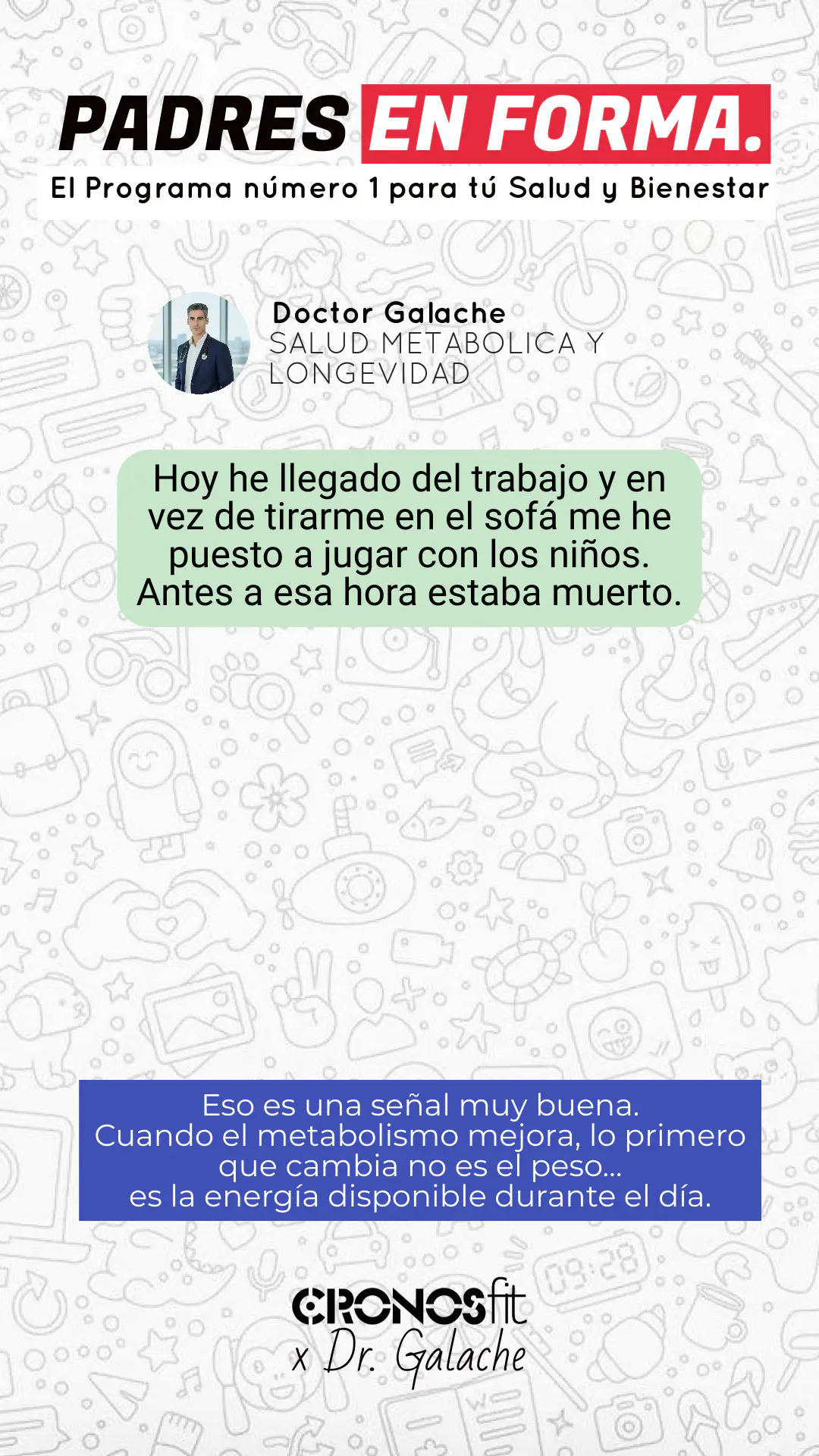 Salud Metabólica & Longevidad para Padres con Vida Exigente 127 Testimonios CronosFit