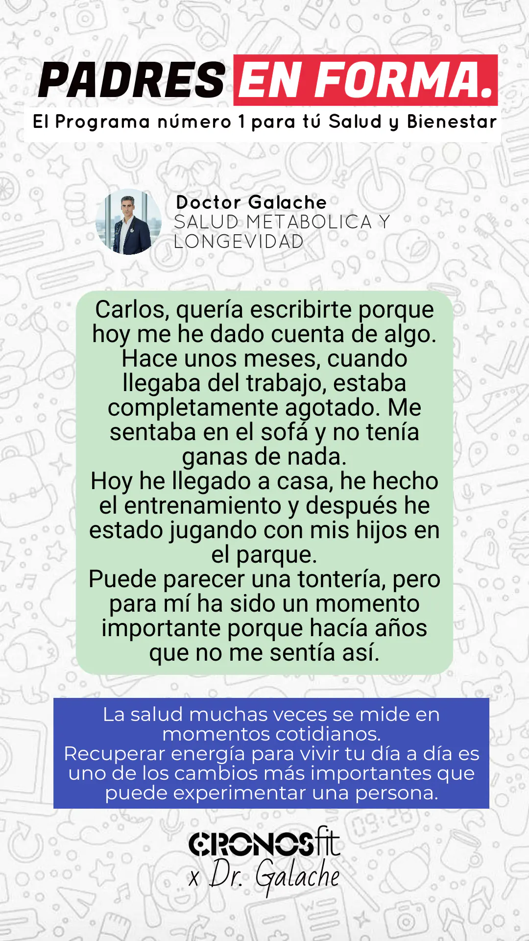 Salud Metabólica & Longevidad para Padres con Vida Exigente 129 Testimonios CronosFit