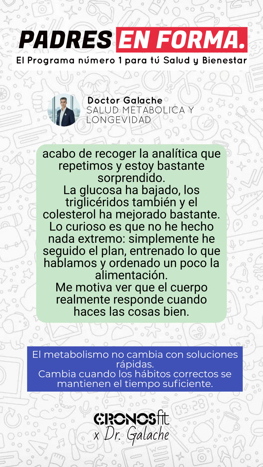 Salud Metabólica & Longevidad para Padres con Vida Exigente 130 Testimonios CronosFit