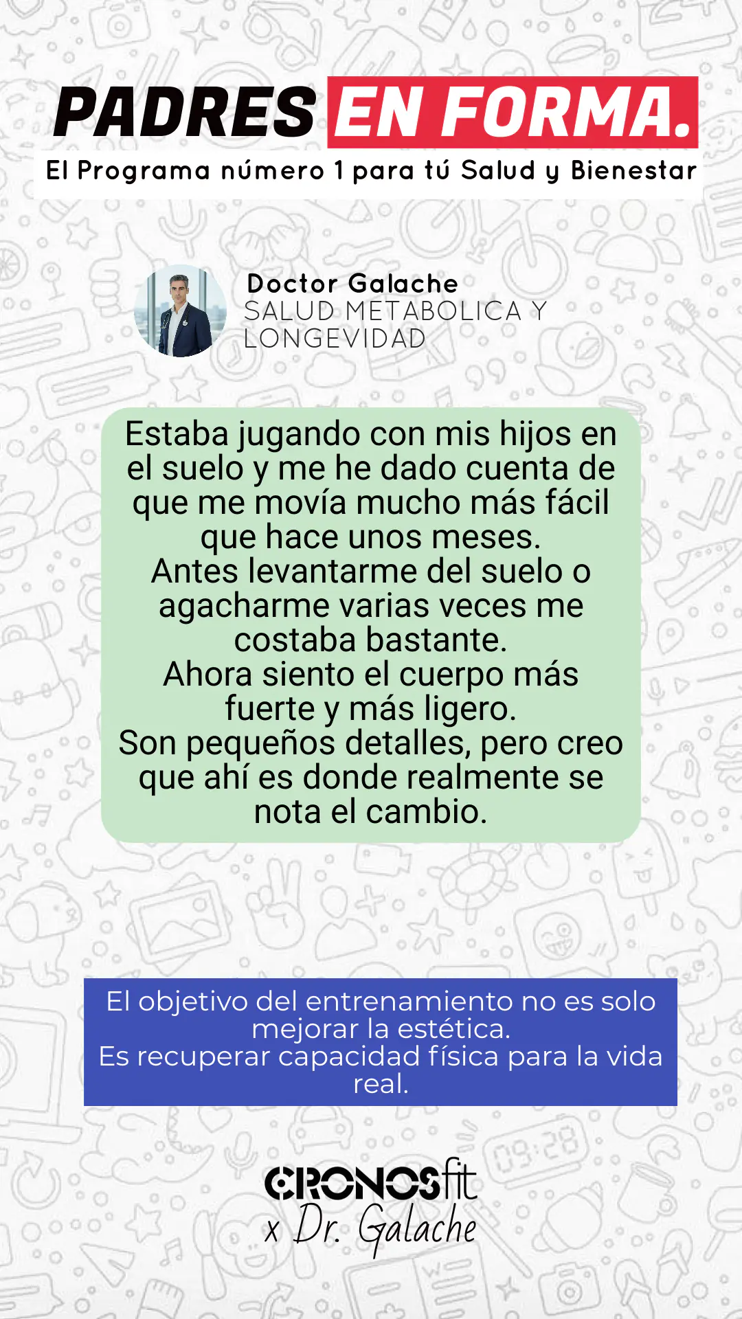 Salud Metabólica & Longevidad para Padres con Vida Exigente 131 Testimonios CronosFit