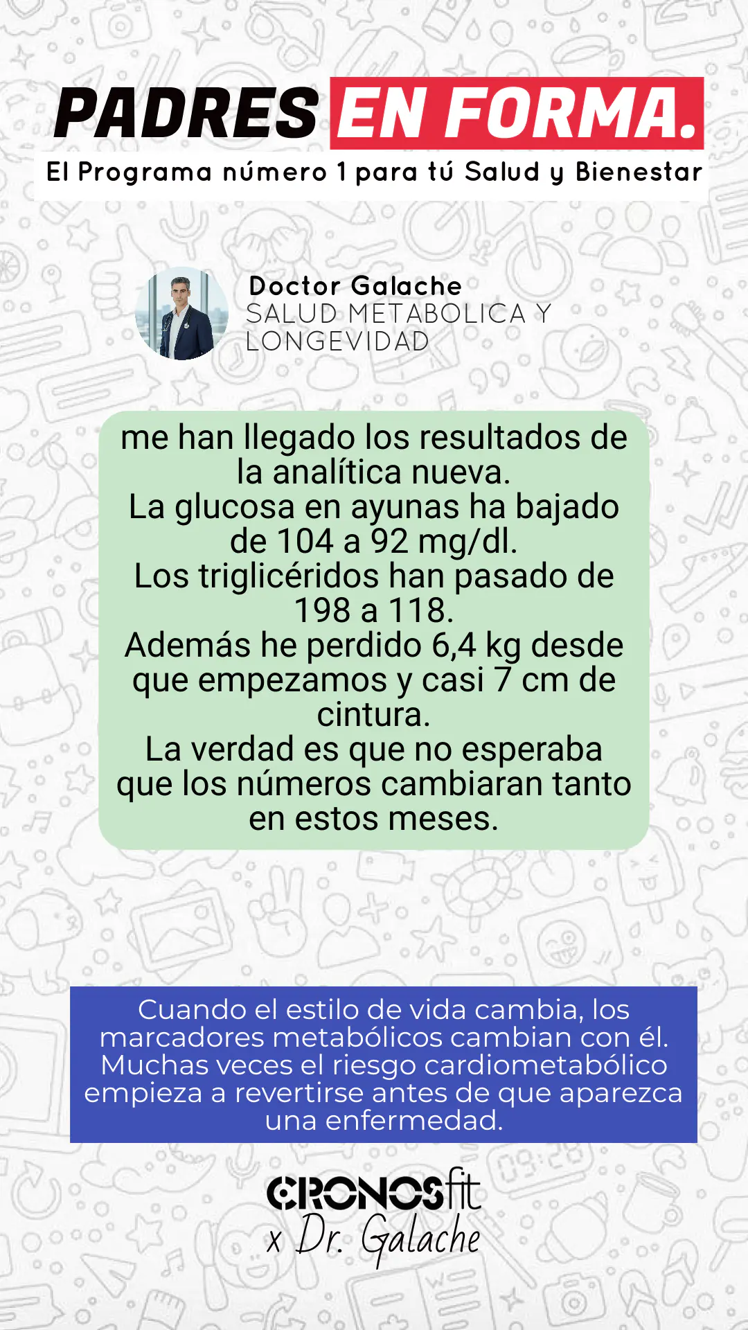 Salud Metabólica & Longevidad para Padres con Vida Exigente 134 Testimonios CronosFit