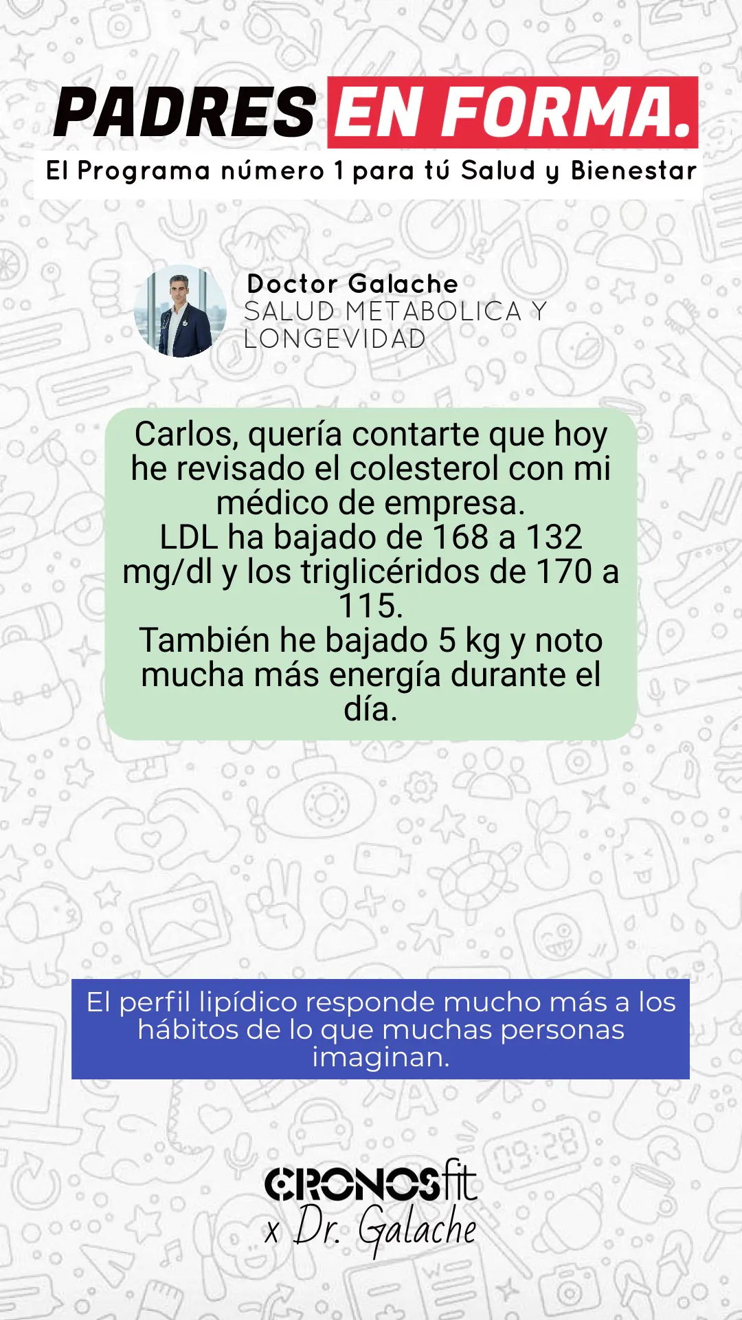 Salud Metabólica & Longevidad para Padres con Vida Exigente 135 Testimonios CronosFit