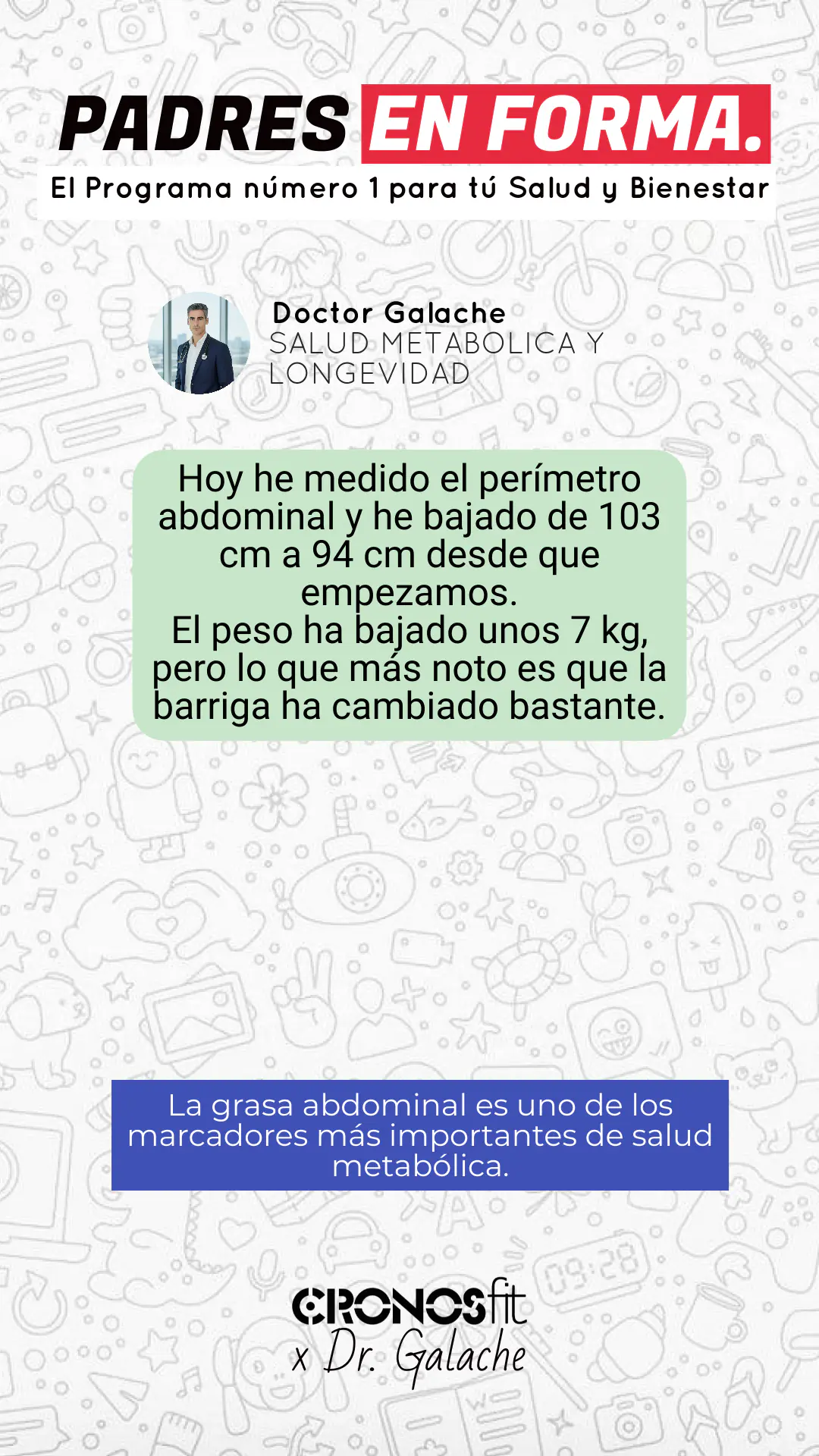 Salud Metabólica & Longevidad para Padres con Vida Exigente 136 Testimonios CronosFit