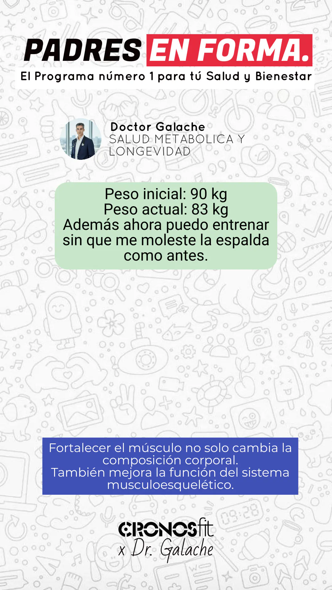 Salud Metabólica & Longevidad para Padres con Vida Exigente 142 Testimonios CronosFit