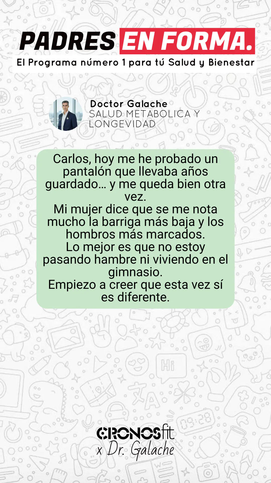Salud Metabólica & Longevidad para Padres con Vida Exigente 113 Testimonios CronosFit