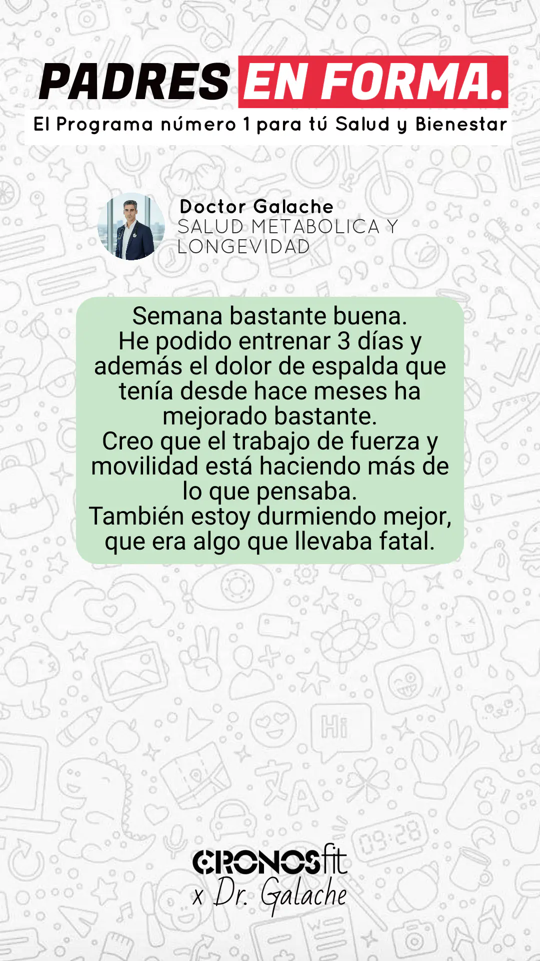 Salud Metabólica & Longevidad para Padres con Vida Exigente 114 Testimonios CronosFit