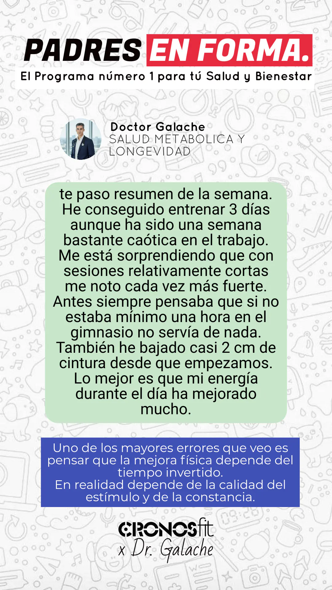 Salud Metabólica & Longevidad para Padres con Vida Exigente 115 Testimonios CronosFit