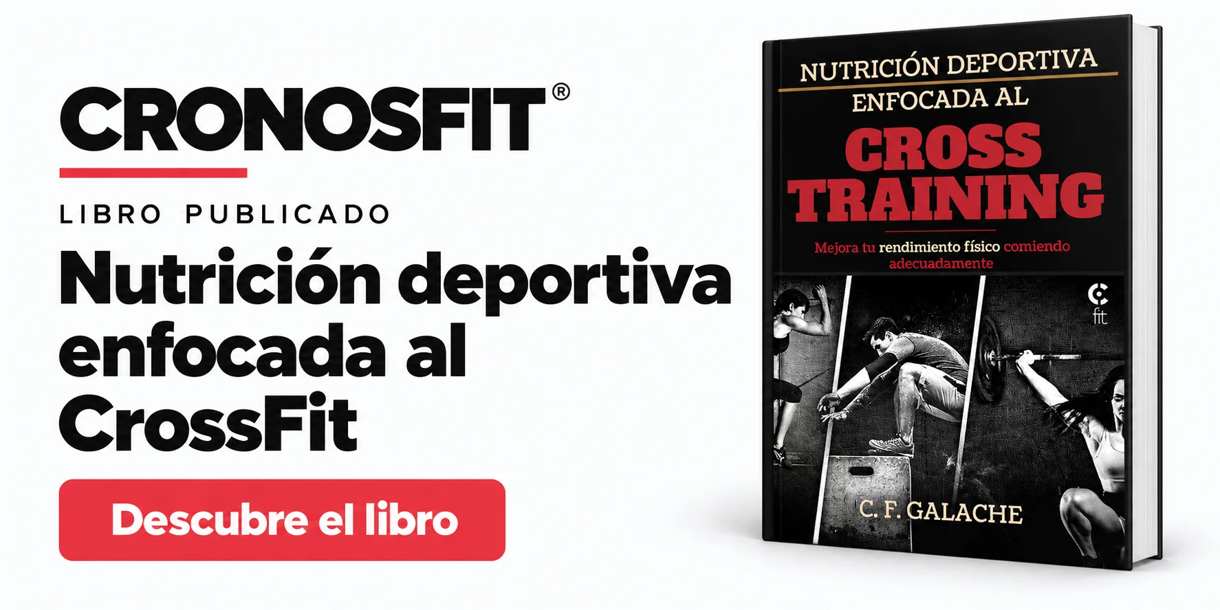 Banner de nutrición deportiva para CrossFit